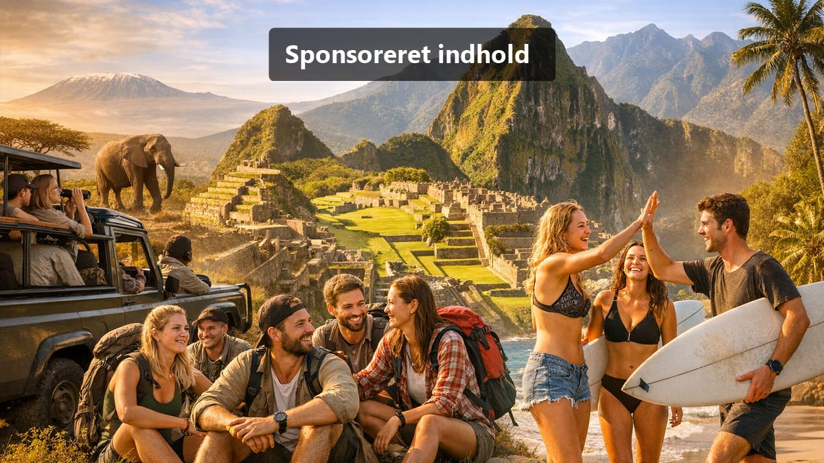 De bedste grupperejser for unge eventyrere i Danmark og udlandet